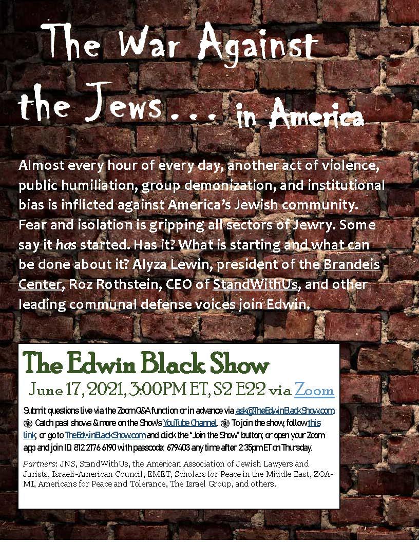 EB Show S02 E22: War Against the Jews--in America