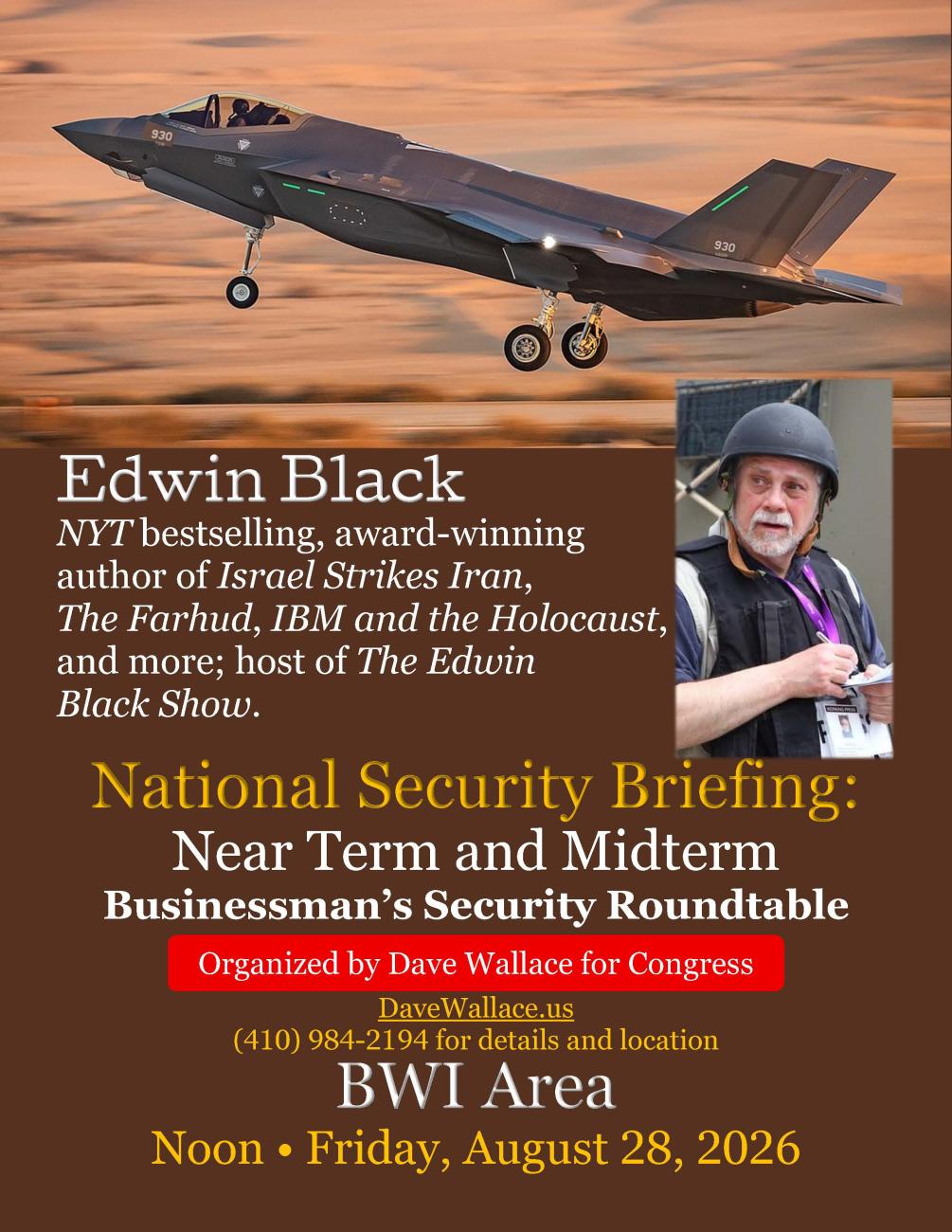 Special event: National Security Briefing and Roundtable