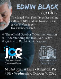 Special event: October 7 Commemoration 2026, Wilkes-Barre