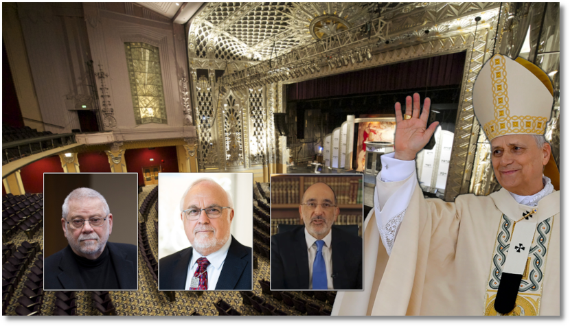 Thumb for "Three Replies to Pope Leo" with Edwin, Rabbi Cooper, and Rabbi Goldstein