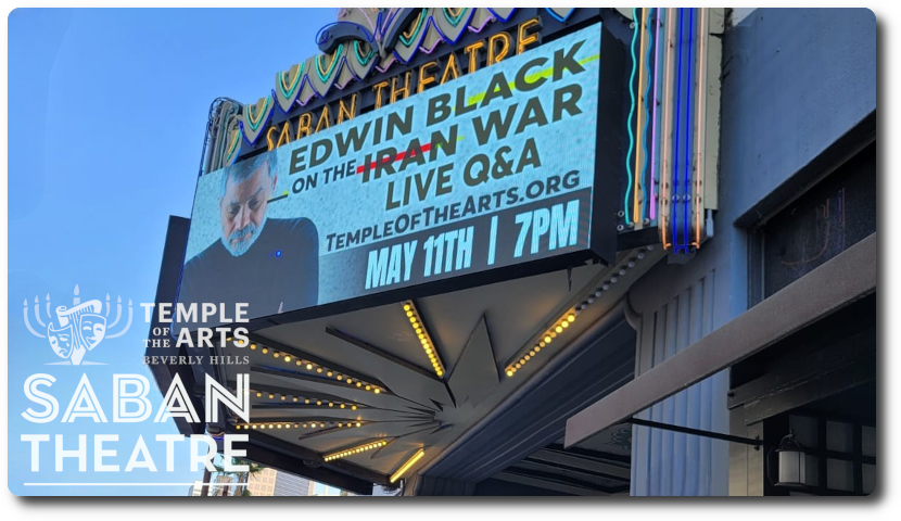 Thumb for "Iran War-Legal?" featuring Edwin on the Saban marquee