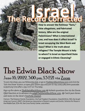 The EB Show S3 E21 Israel: The Record Corrected