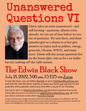 EB Show S3 E25: Unanswered Questions VI