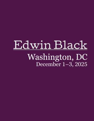 Special event: Edwin Black in DC