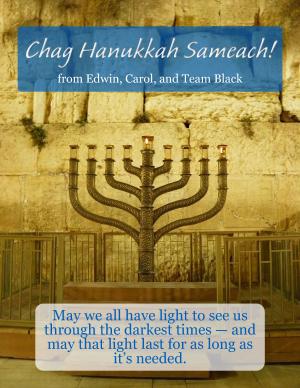 Hanukkah Sameach from Team Black
