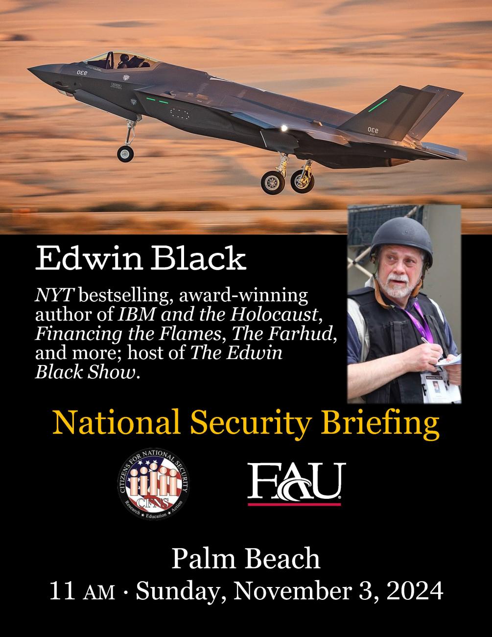 Special Event: National Security Briefing, Palm Beach