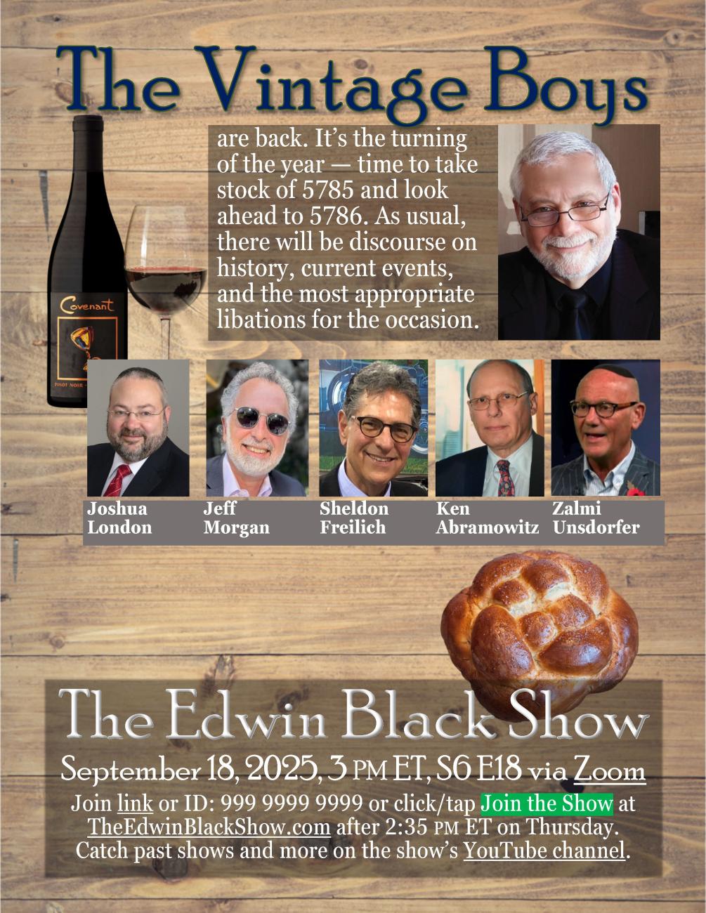 The Vintage Boys for Rosh Hashanah 5786