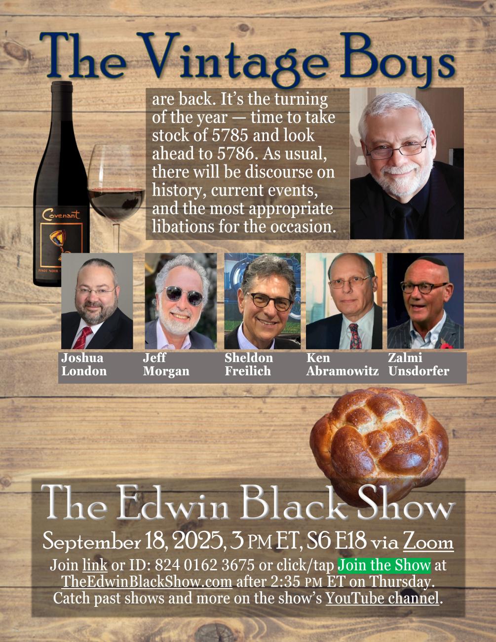 The Vintage Boys for Rosh Hashanah 5786