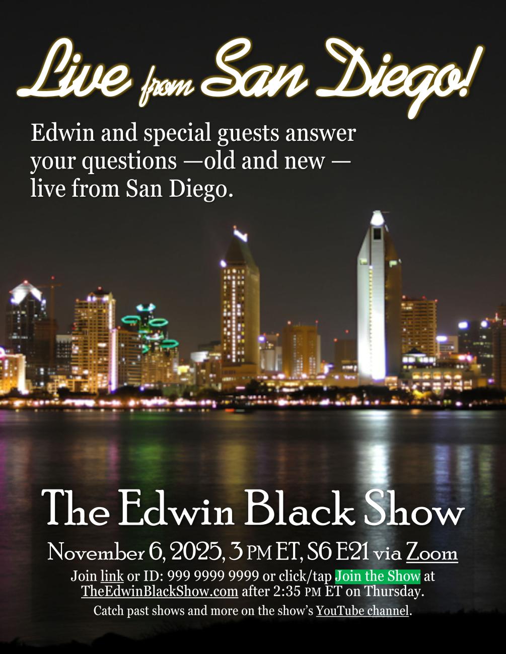 Live from San Diego! 2025