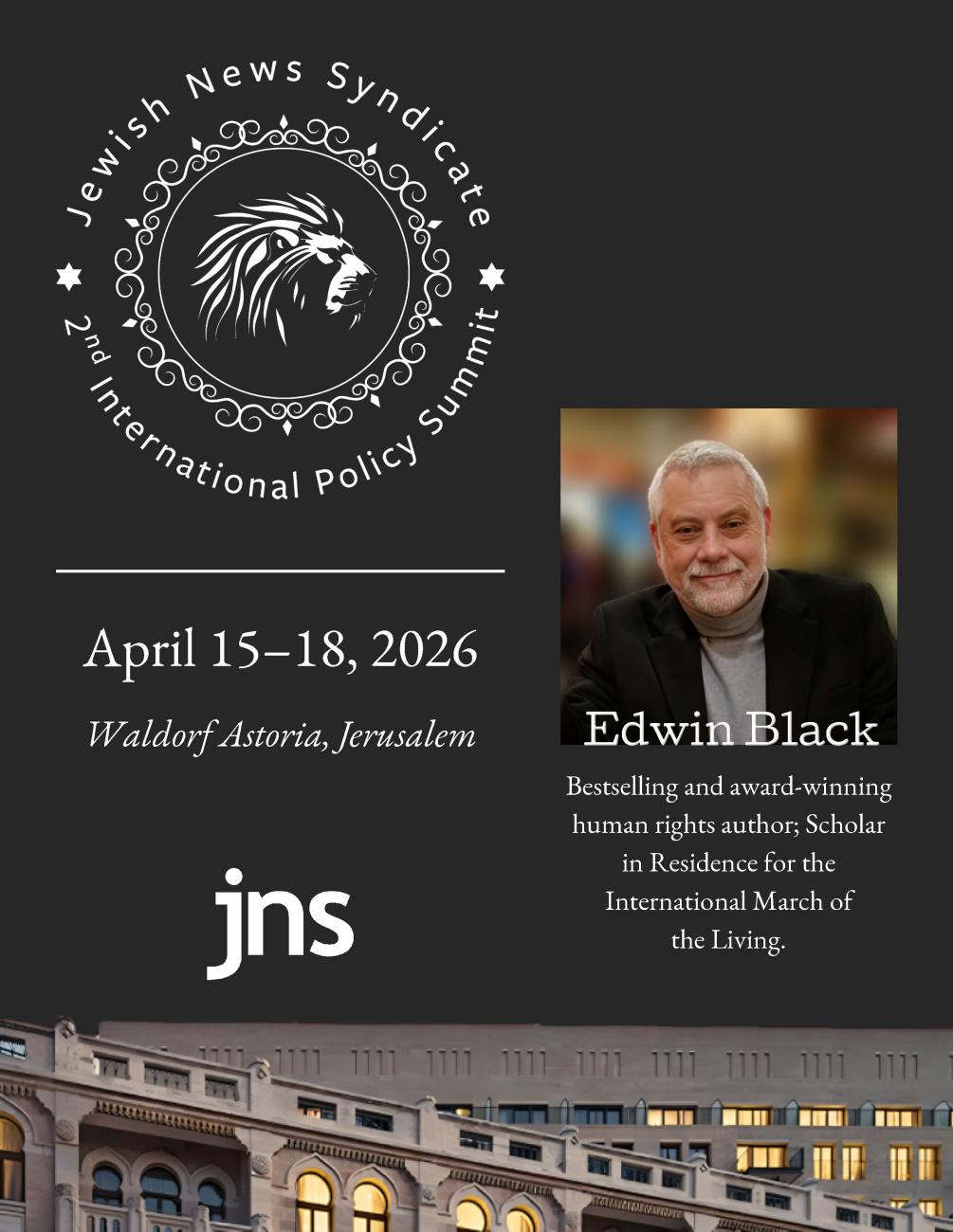 Special Events: Edwin at the 2026 JNS International Policy Summit