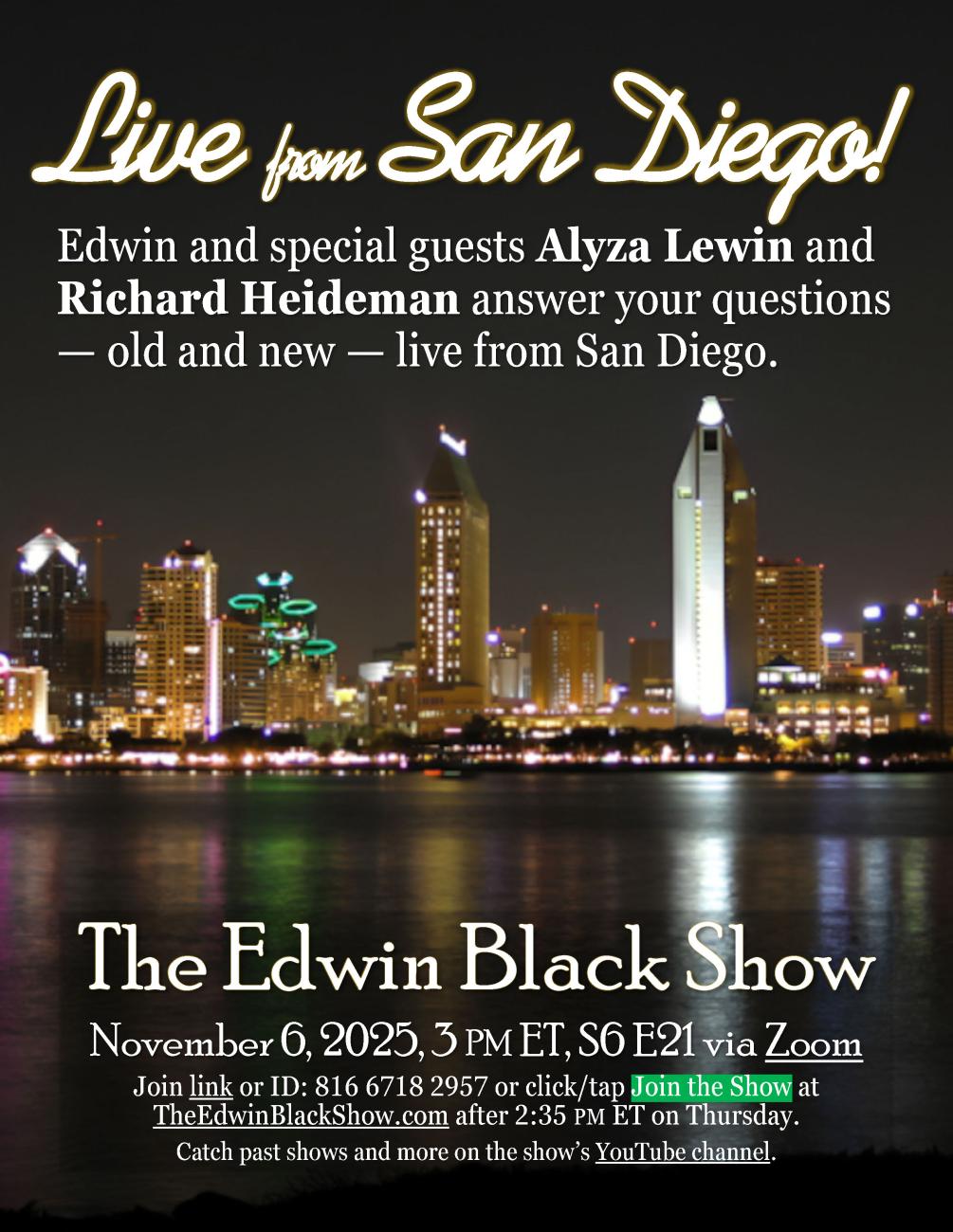 Live from San Diego! 2025