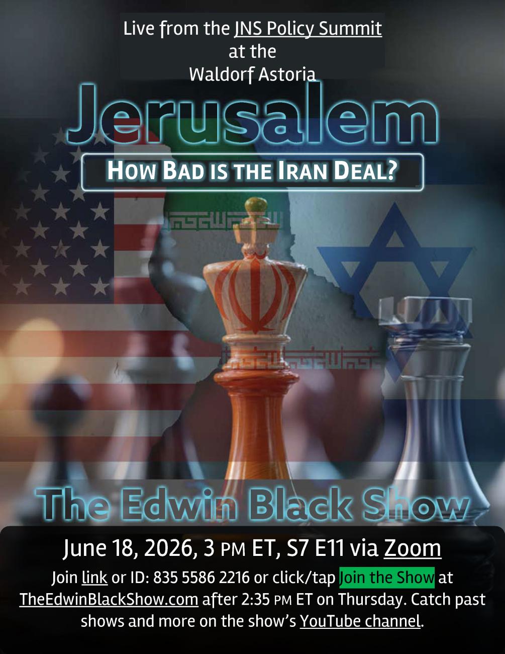 Live from Jerusalem for the JNS Policy Summit
