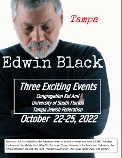 Special Events: Edwin Black events, Tampa, October 2022