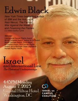 Special Event: Edwin Black on Israel and International Law: The Historical Underpinnings—IoCC