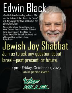 Special Event: Jewish Joy Shabbat at USF Hillel