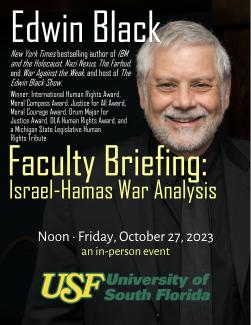 Special Event: Israel Update for USF Faculty 