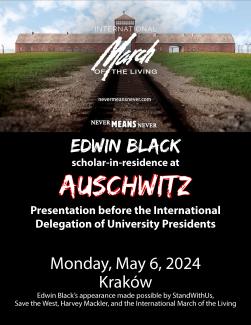 Special Event: Edwin Black for the International Delegation of University Presidents 