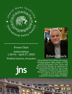 Special Event: Edwin Chairs the Antisemitism Forum at the JNS Summit