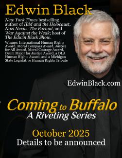 Edwin Black in Buffalo, October 2025