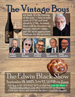 The Vintage Boys for Rosh Hashanah 5786