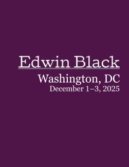 Special event: Edwin Black in DC