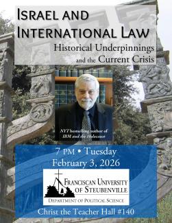 Special event: Israel and International Law for Fransciscan University