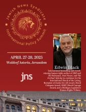 Special Event: Edwin at the JNS International Policy Summit