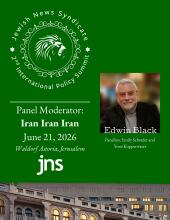 Special event: Edwin Moderates the Iran Panel at the 2026 JNS Summit