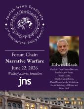 Special event: Edwin Chairs the Narrative War Panel at the 2026 JNS Summit