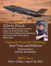 Special event: National Security Briefing and Business Roundtable